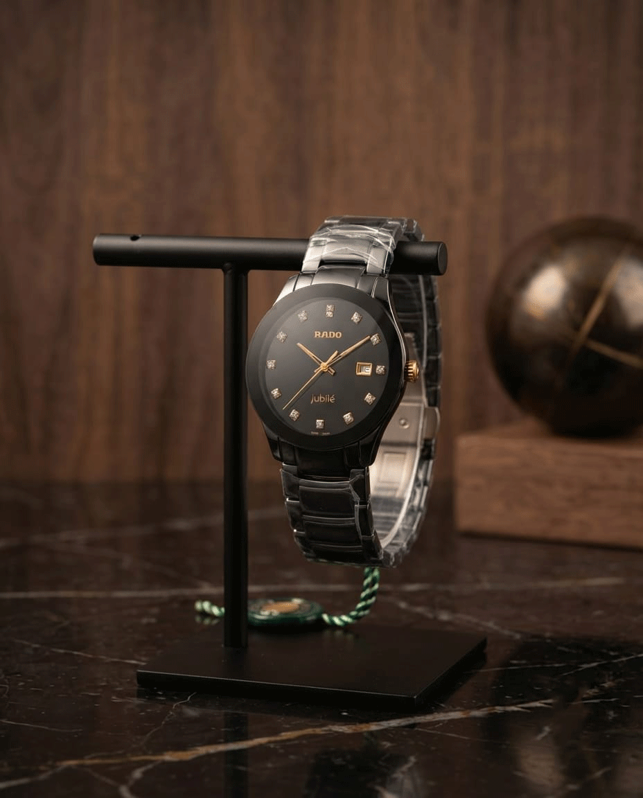 Rado jublee Dimond watch Rado watch in black colour - Image 1