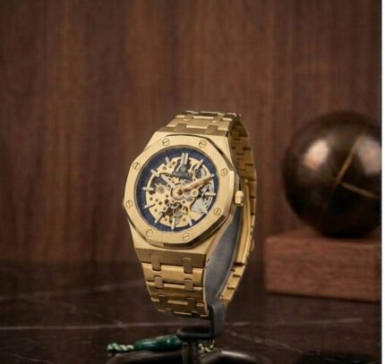 Rustet watch in golden  colour