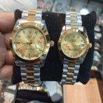 Couple Luxury Rose Gold Watch Set